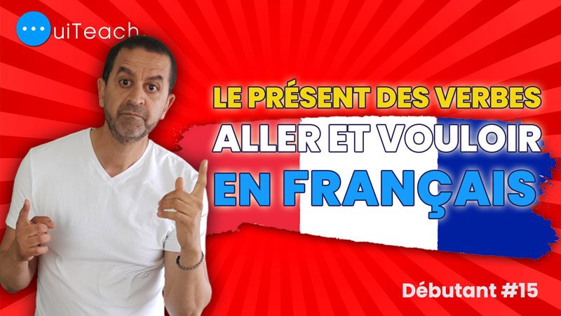 The present tense of the verbs to go and to want in French