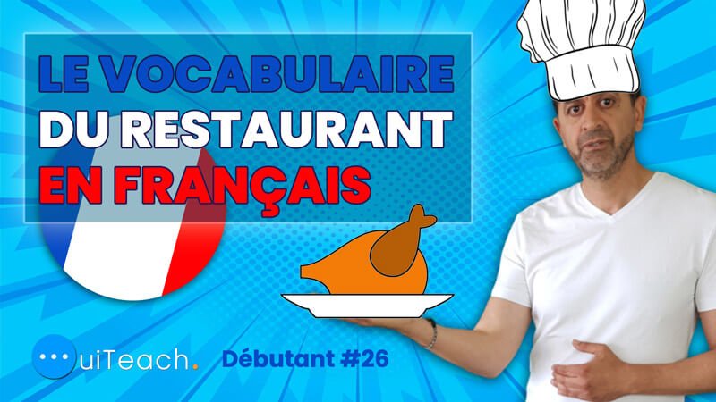 Restaurant vocabulary in French