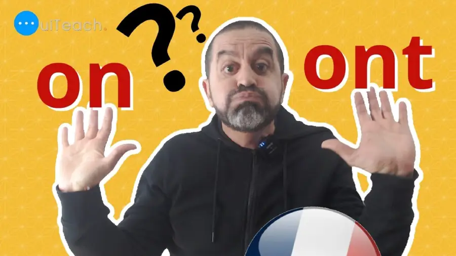 Do not confuse “on” and “ont” in French