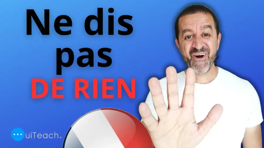 Stop saying “De rien!” in French. Respond with Style!