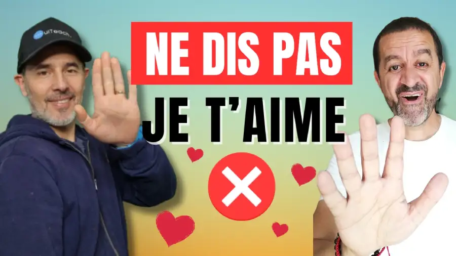 Stop Saying Je t'aime