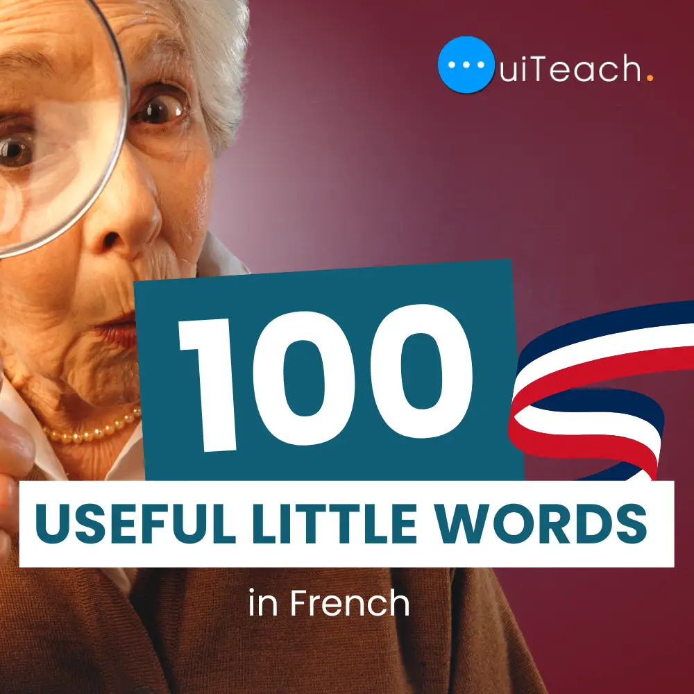 100 useful little French Words