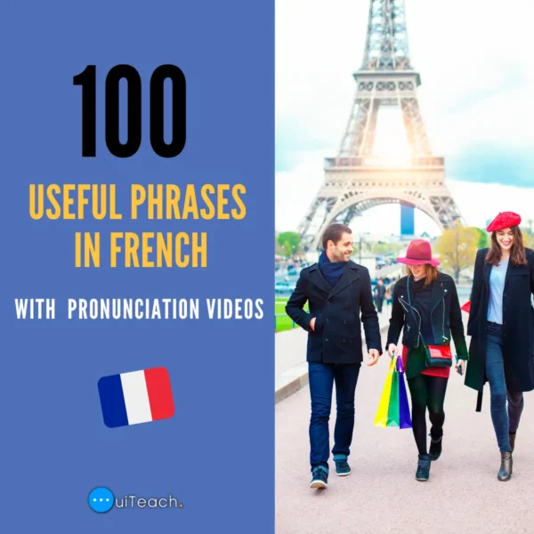 Master 100 essential French phrases with this ebook!